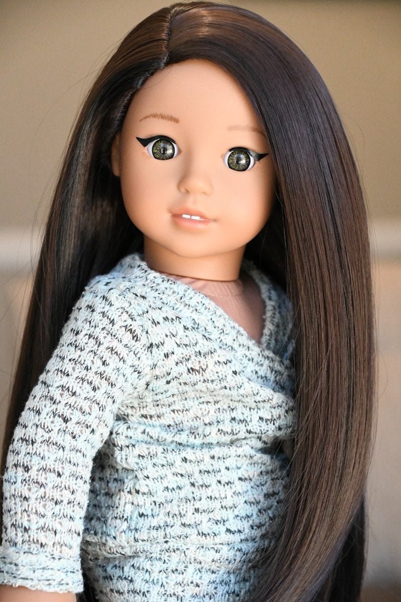 7 colors available doll wigs straight Replacement Wigs Etsy