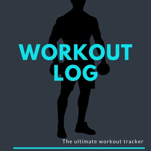 Daily Workout Log, Fitness Journal, PDF Printable, Exercise Log, Daily Workout Tracker, Fitness Tracker, Instant Download, Gym Log image 2