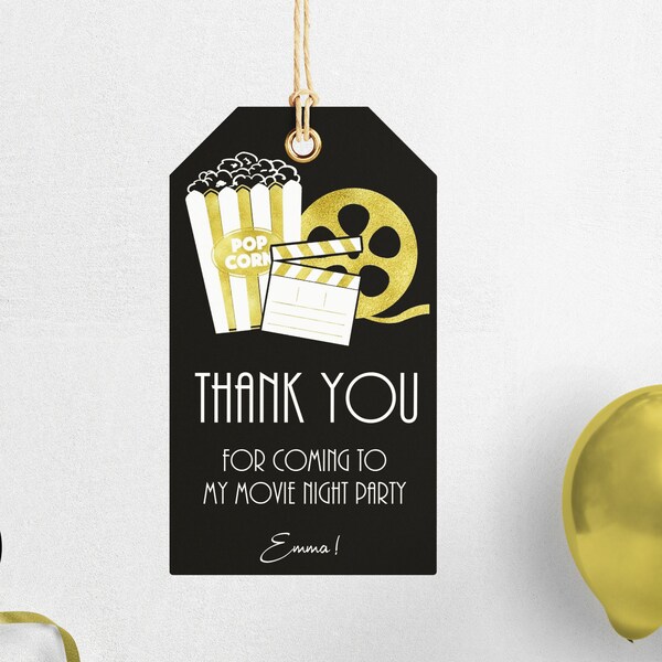 Movie Ticket Thank You Template - Etsy