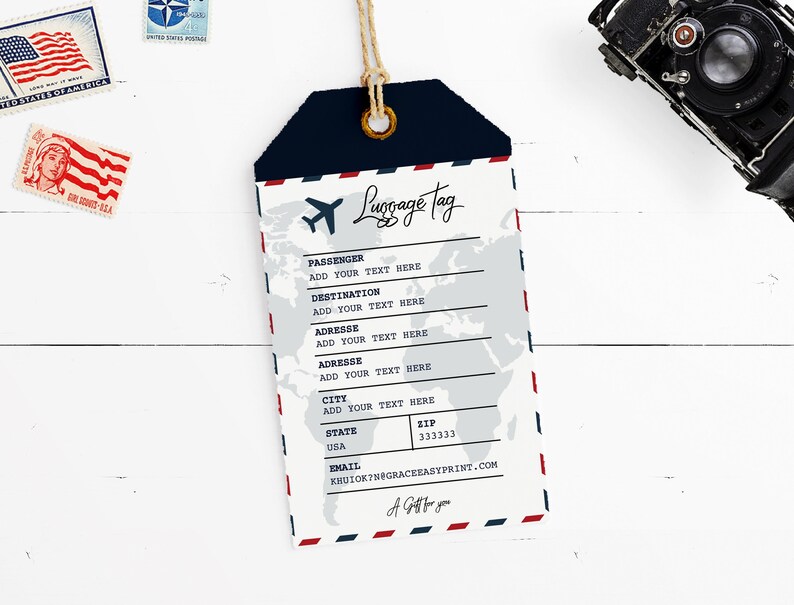 Forfait pour annoncer un voyage surprise carte - Etsy France