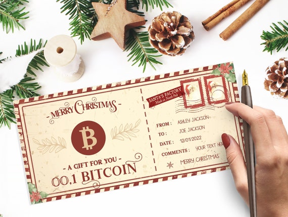 bitcoin xmas cards charity crypto trader que es