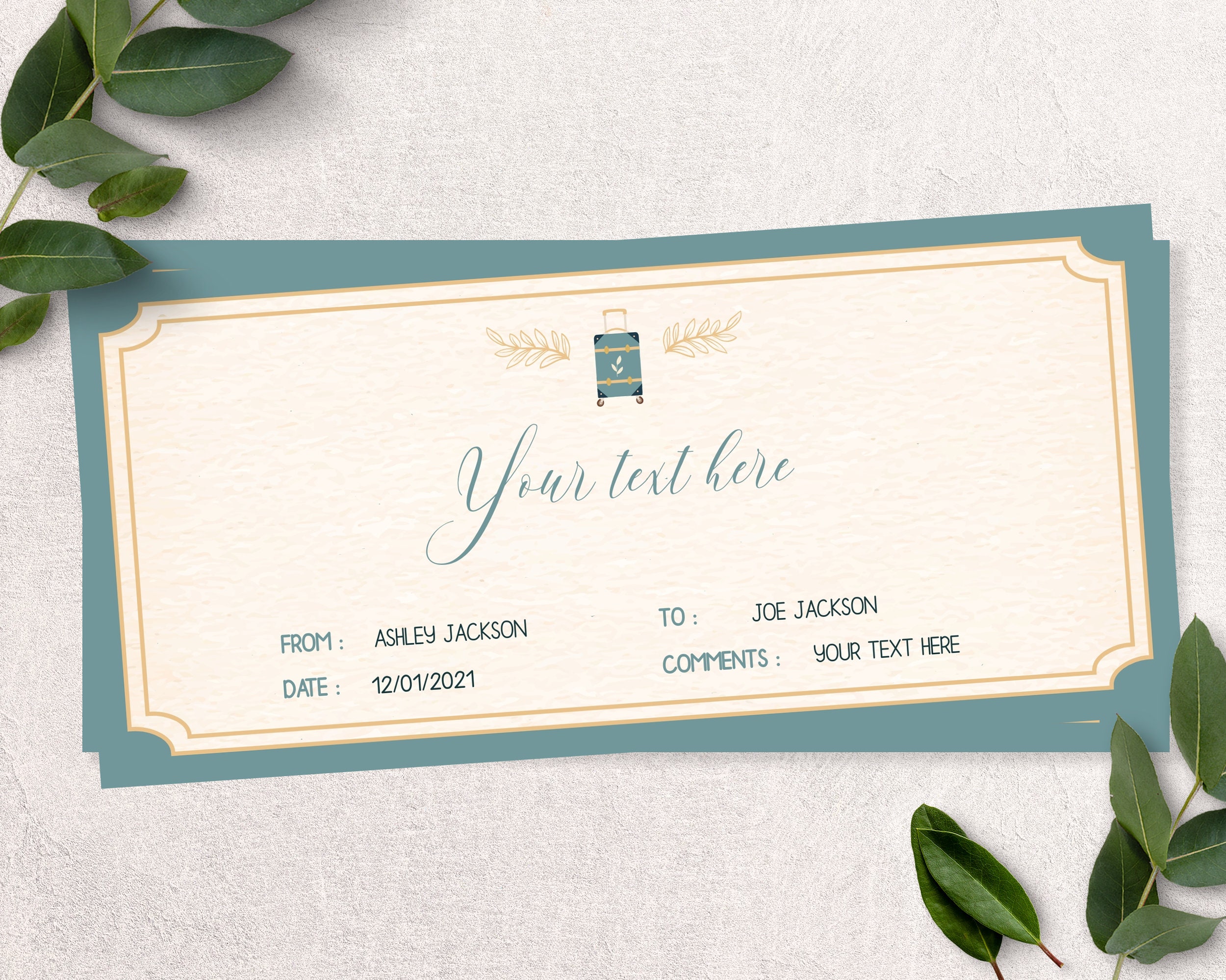 HOTEL RESERVATION TICKET Birthday Gift Birthday Gift Etsy UK