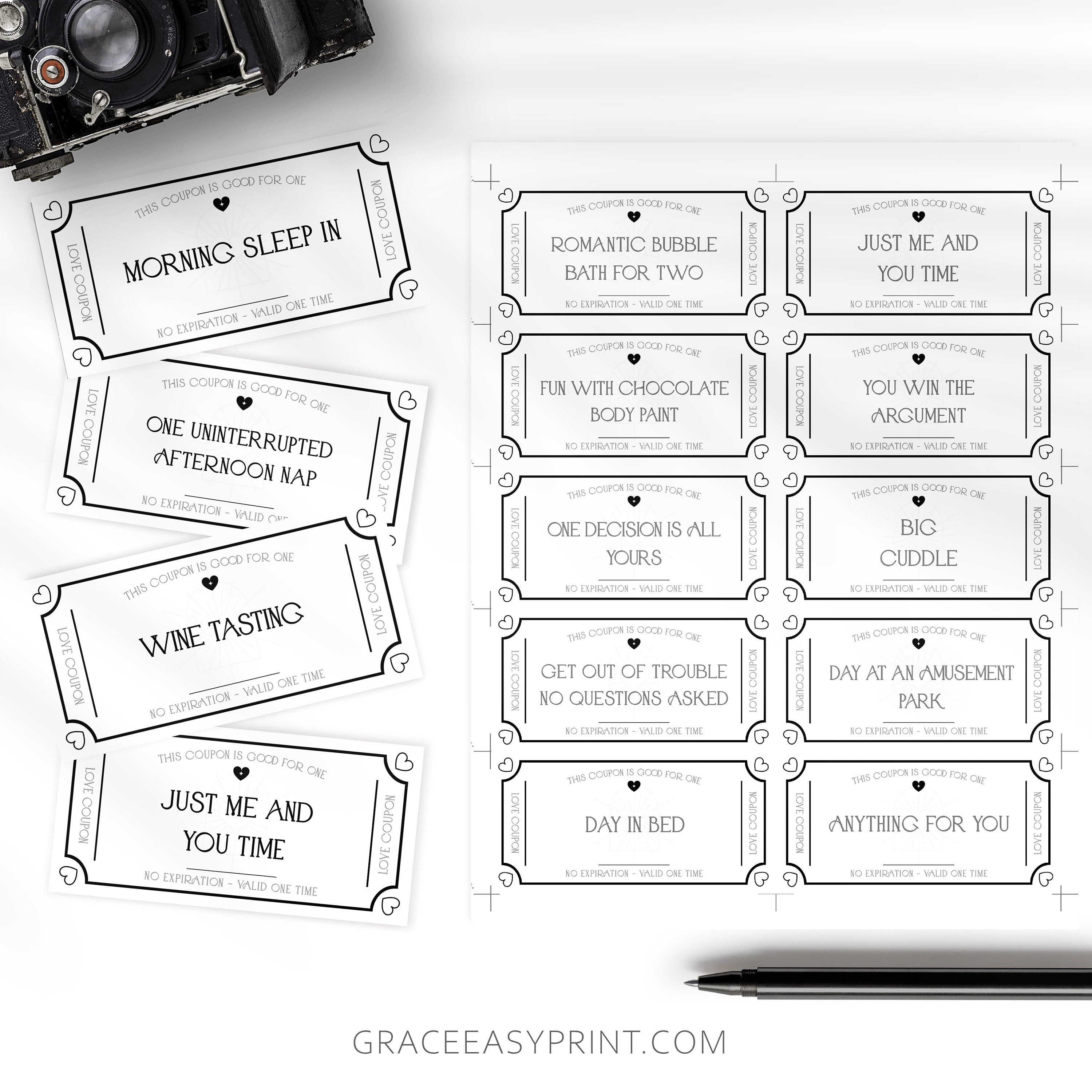 Personalized Love Coupon Jar With Customizable and Editable Etsy