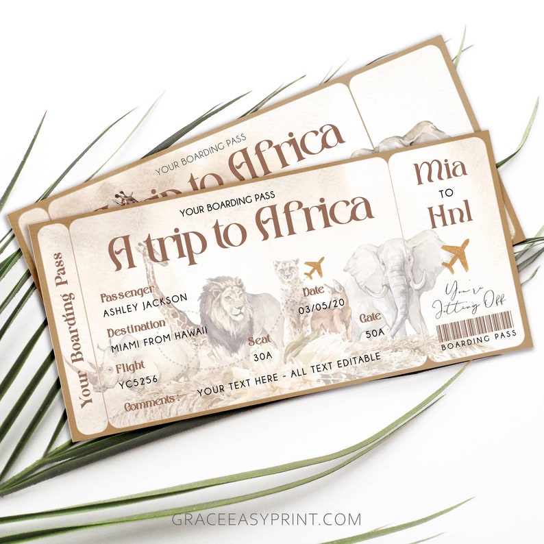 african safari tickets