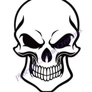 Skull Car Window Decal