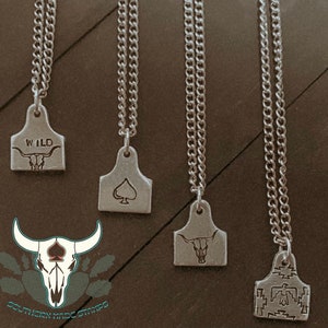 Western Cowtag Necklaces