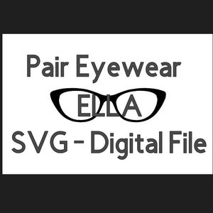 Fichier SVG de paire de lunettes - ELLA