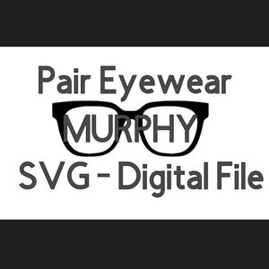 Fichier SVG paire de lunettes - MURPHY