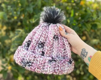 Gorro grueso de ganchillo
