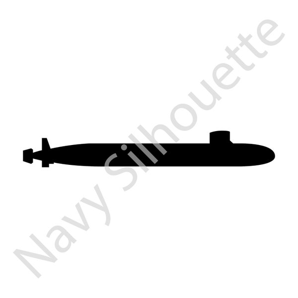 Download: Virginia Class Submarine Silhouette US NAVY SVG