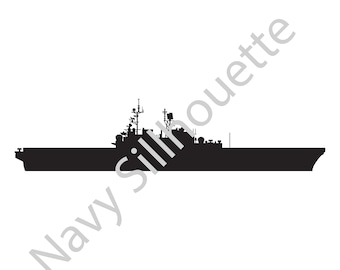 Download: LHD-1 Wasp Class Amphibious Assault Ship Silhouette .svg .jpg .gif