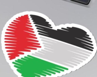 Palestine Stickers Free Palestine Art Arabic Stickers Arabic Art Traveler Gift Laptop Sticker Gifts for Freedom I Love Palestine Sticker