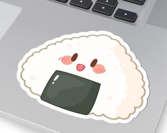 Japanese Food Stickers Cute Asian Food Stickers Korean Food Sticker Kawaii Stickers Korean Stickers Onigiri Art Laptop Sticker Foodie Gift