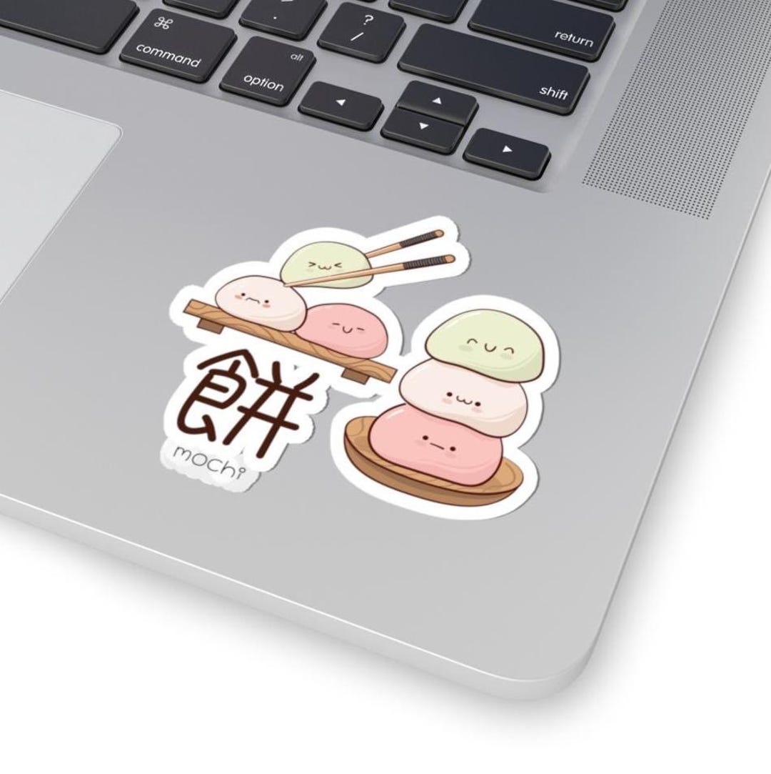 Kawaii Food Stickers Cute Mochi Food Sticker Japanese Food Sticker ...