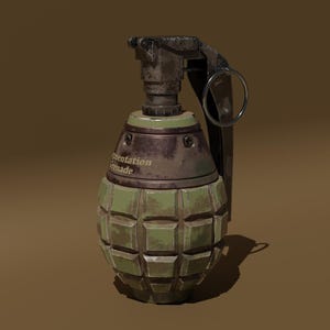 Fallout 4/76 Frag Grenade (3d Printable File)
