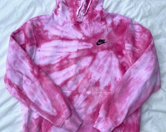 nike pink tie dye hoodie