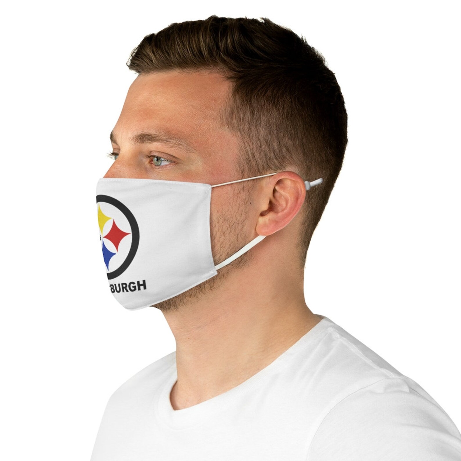 Pittsburgh Steelers Logo Face Mask Etsy
