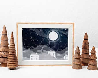 Night Sky Illustration