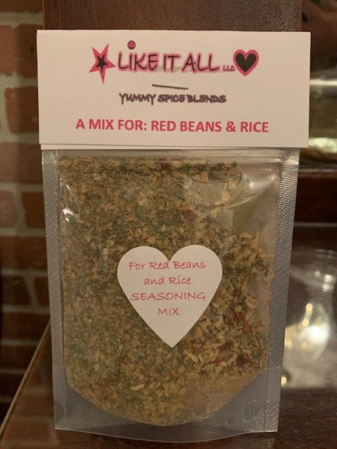 Red Beans and Rice Seasoning Mix My Own Recipe of Mixed Herbs and Spices Etsy