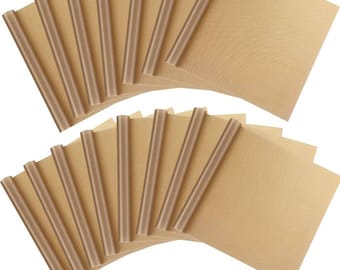 PTFE Teflon Sheet for Heat Press 4 Pack,16 x 24 Non Stick Heat Resistant Craft Mat,Work as Oven Liners for Bottom of Oven,Coffee