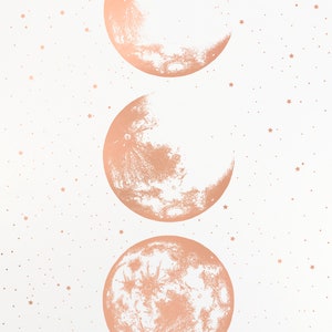 Lunar Eclipse Foil Art Print 7 Colors - Etsy