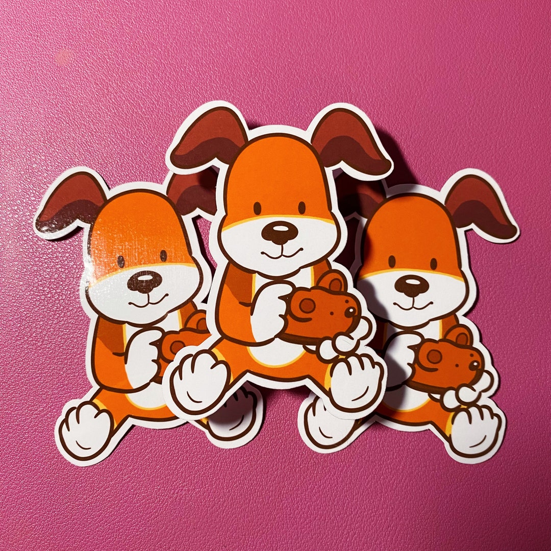 Kipper Cartoon Orange Dog Sticker Vinyl Decal Etsy