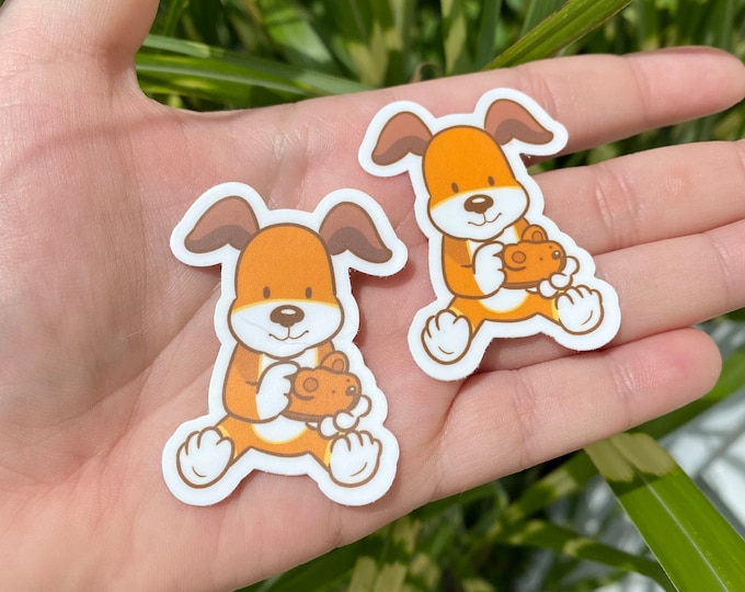 Kipper Cartoon Orange Dog Sticker Vinyl Decal Etsy