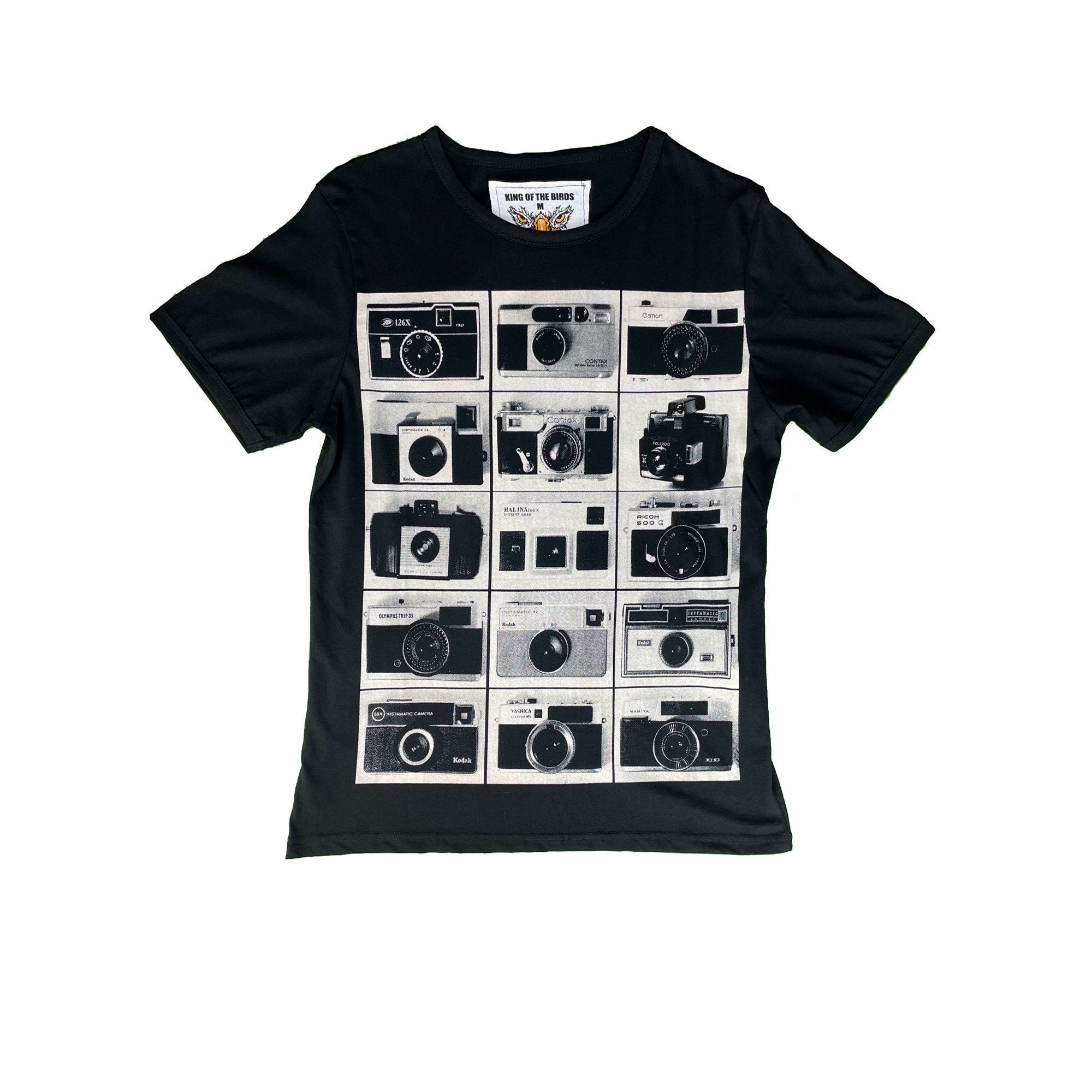 Camera T shirt Old Camera Vintage Cameras Poster on T shirt Etsy