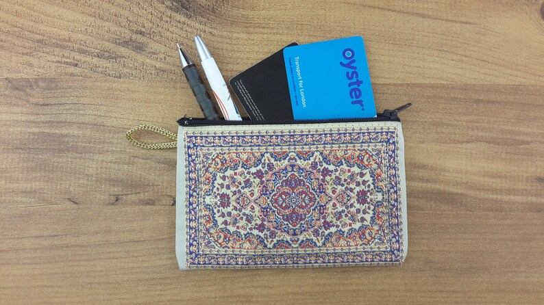 Turkish Handmade Coins Purse Woven Carpet Design Turkish Purse