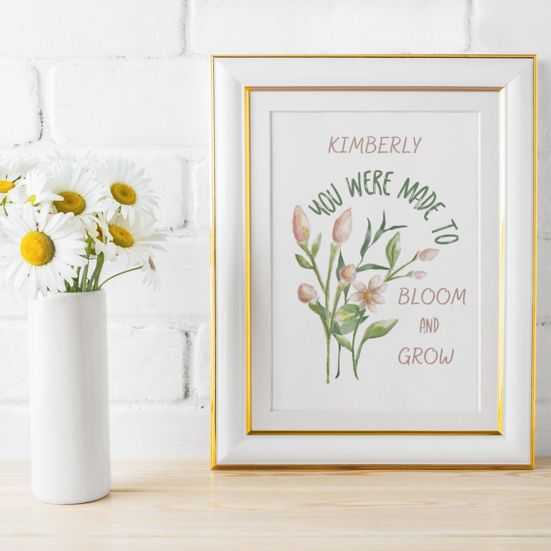Positive Wall Art, Inspirational Print, Watercolor Motivational Print ...