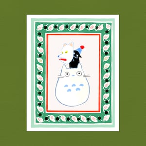 carte porte bonheur Totoro