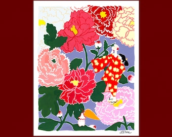 Harvest, illustrations printed as art prints on A4 paper