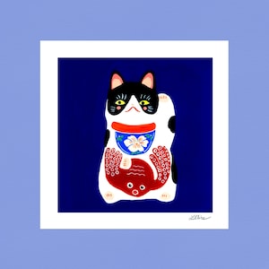 Maneki Neko illustration