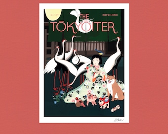 Illustration “welcome to Tokyo” Art print on paper