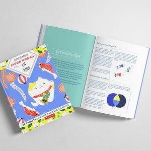 Japan Kawaii book, a manual to learn gouache
