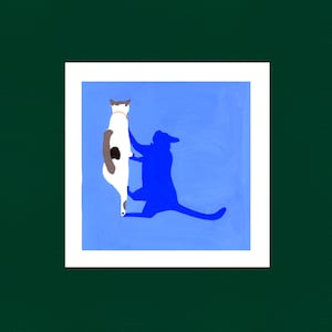 Le chat d’Araki illustration, tirage d'art sur papier