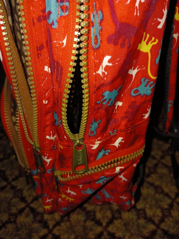 Kiplinger rolling back pack, red multi-colored, M… - image 9