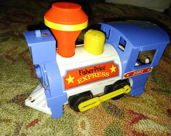 Vintage Fisher Price Toy Express Train