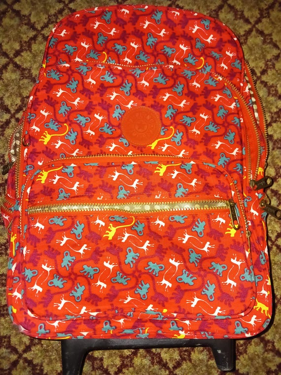 Kiplinger rolling back pack, red multi-colored, M… - image 15