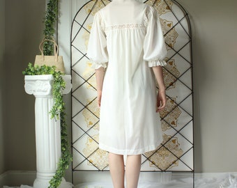 high neck nightdress