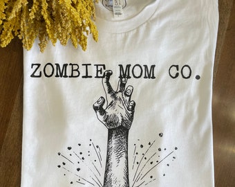 Zombie Mom, Dead Tired, Mom Life, Halloween, Unisex Shirt, Zombie, Mom Shirt, Tired Mom