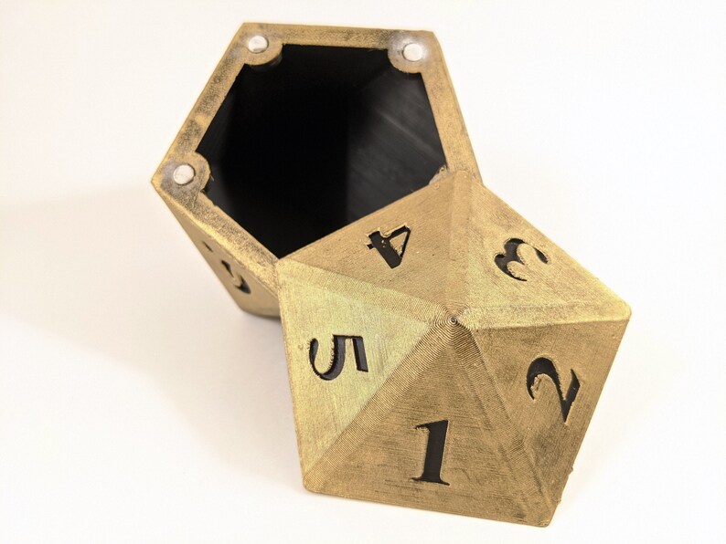 D20 Dice Holder Box Dungeons and Dragons DnD Etsy