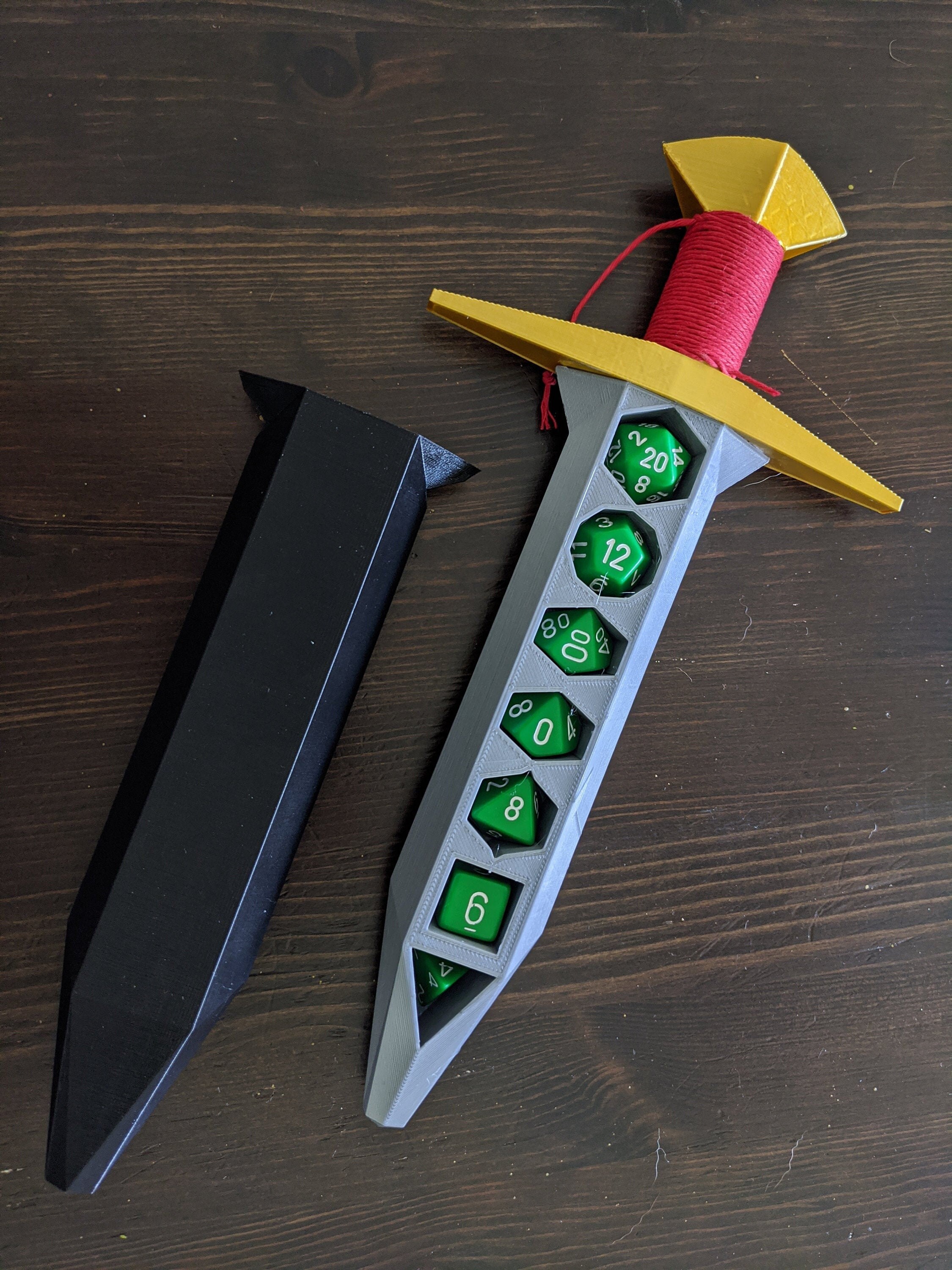 DND Dice Holding Dagger D&D Dice Storage Dungeons and Etsy Canada