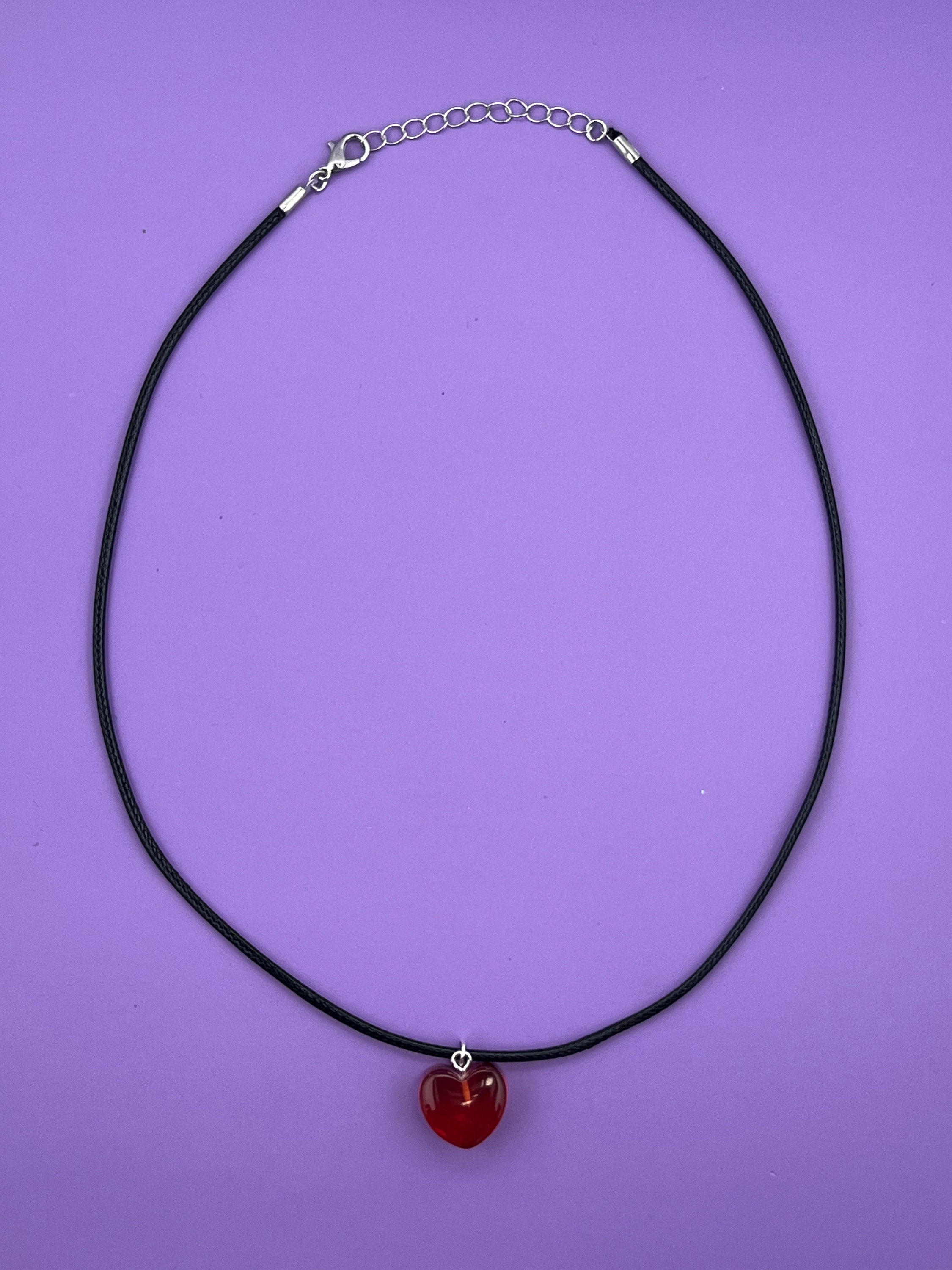 OR Acrylic Heart Necklace (olivia Rodrigo Dupe) - Etsy