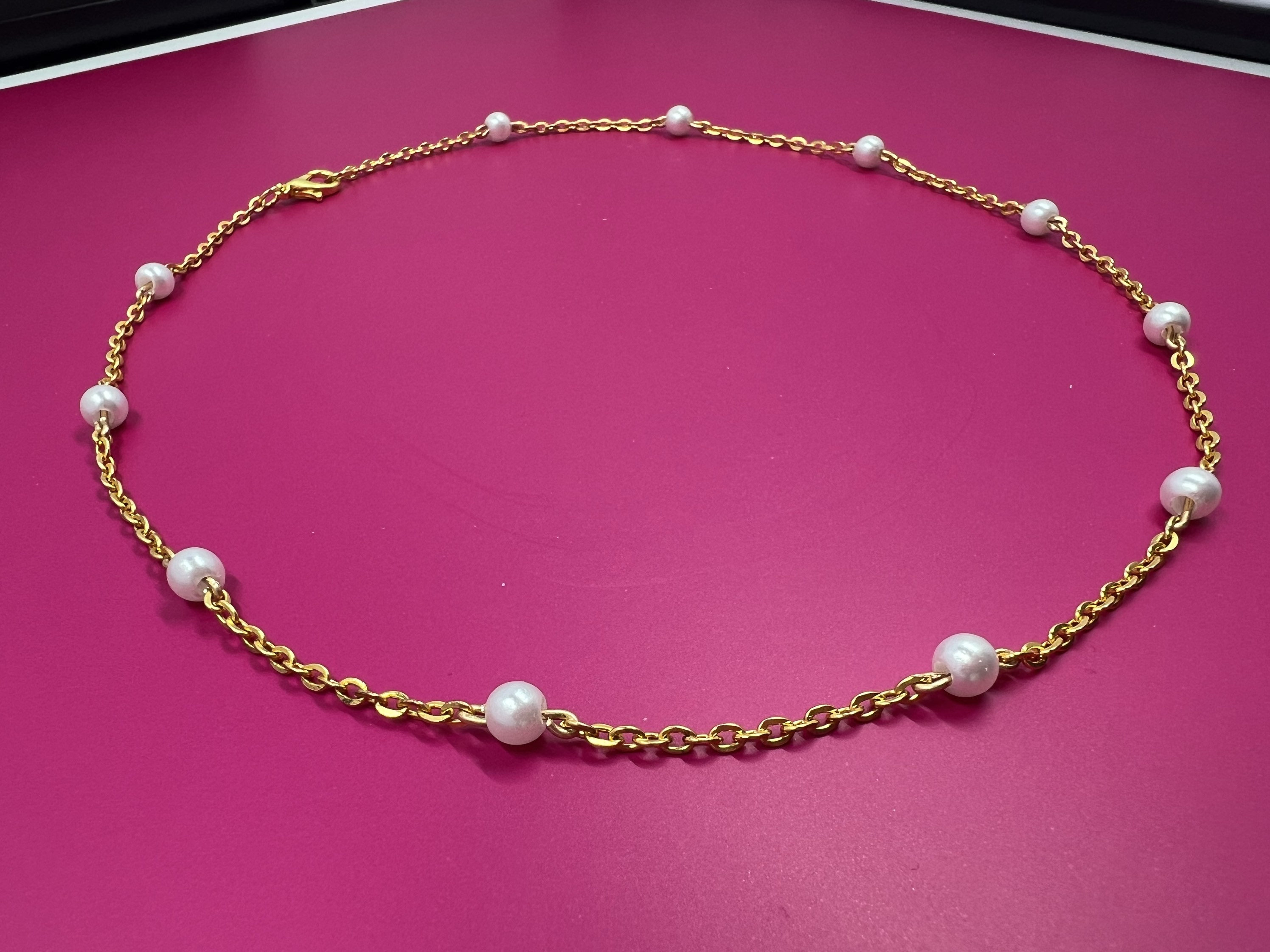 HS Pearl & Chain Choker (Harry Styles Grammys 2023 dupe)