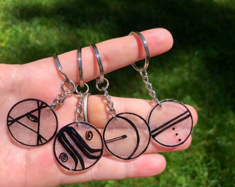 5 Seconds of Summer Symbols Keychains
