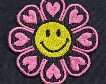 Takashi Murakami Like Emoji Flower of Hearts Yellow Colors