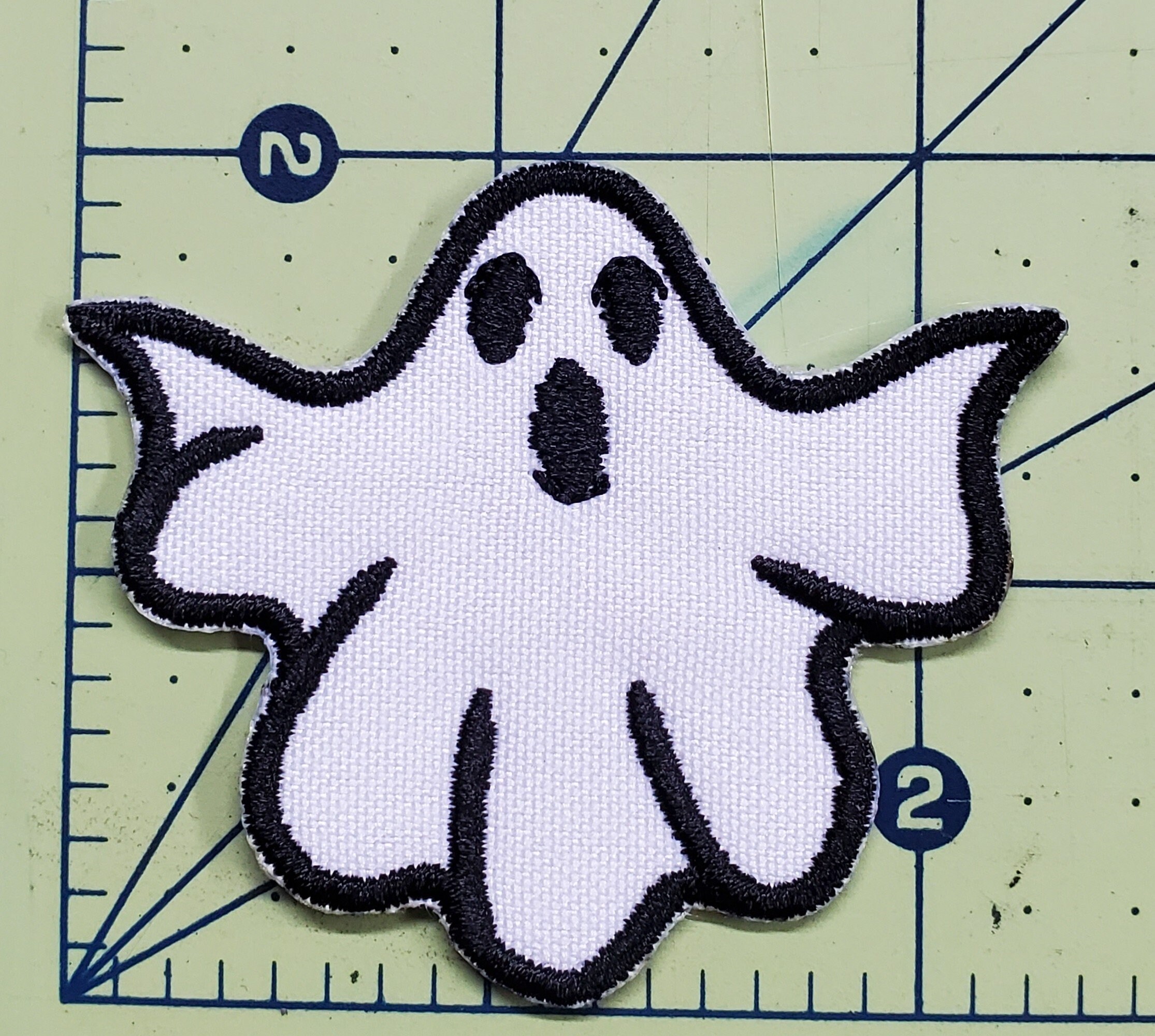 Cute Ghost Embroidered Applique, Iron on Patch - Halloween Costume - Etsy