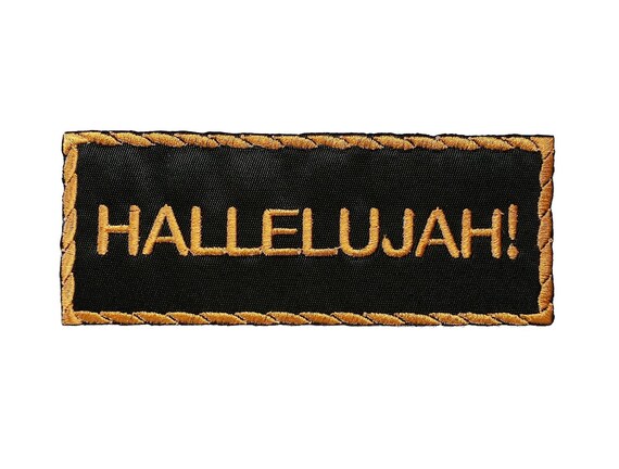 Hallelujah {Velcro Tag} Hallelujah {Velcro Tag}