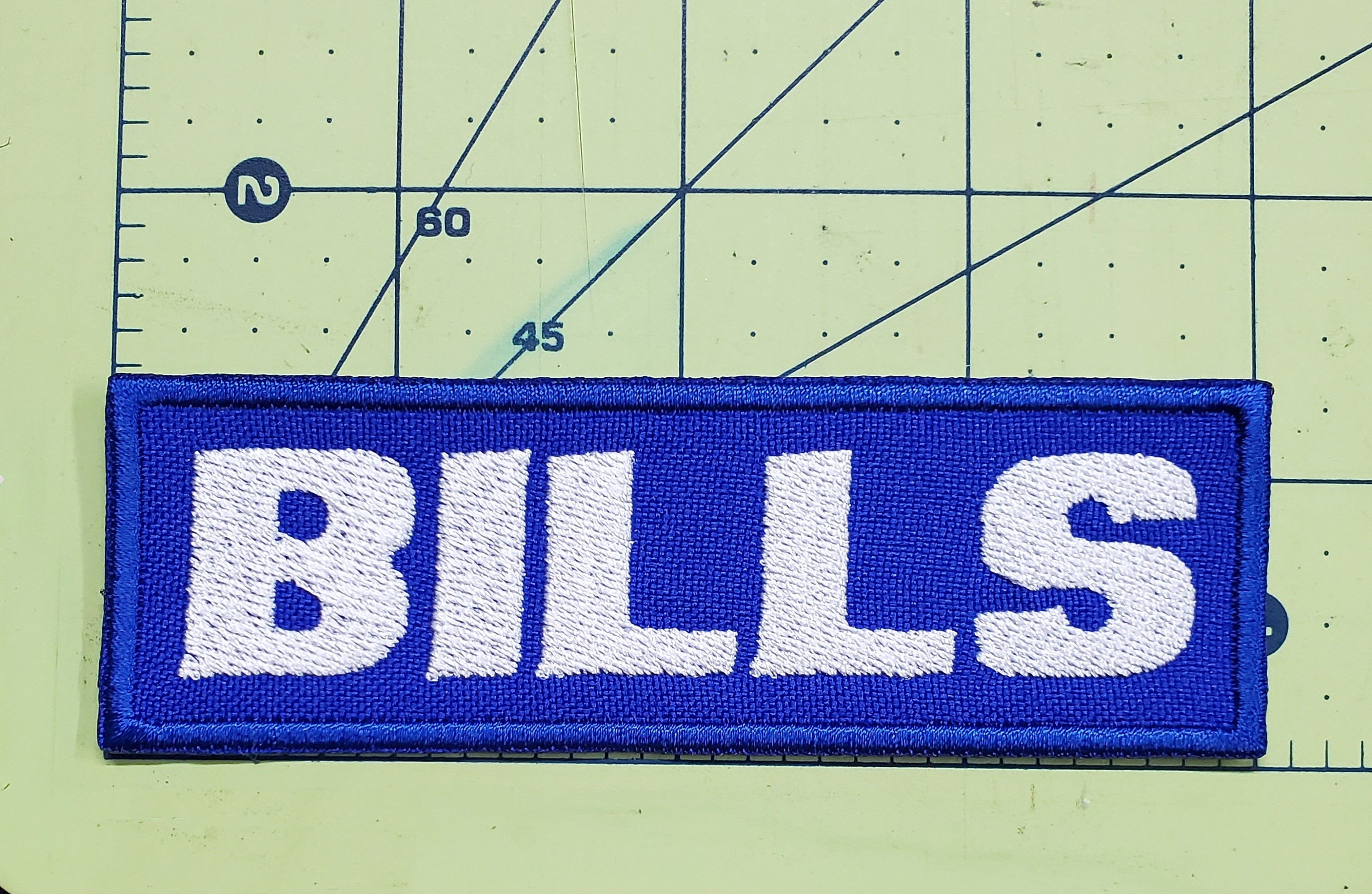 Patch Brodé Stylé 2)-Buffalo Bills RARE Vintage BRODÉ Fer Sur